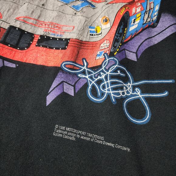 🏁 Vintage 1996 NASCAR Kyle Petty Tee – “Hear the Thunder” 🏁 - Picture 3 of 5